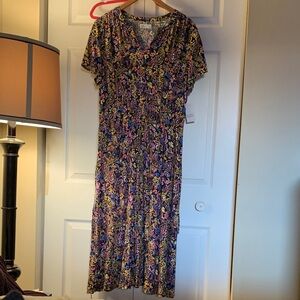 Croft & Barrow Paisley Print Maxi Dress